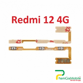 Dây Nút Nguồn Âm Lượng Xiaomi Redmi 12 4G Power On off + Volume Key Flex Cable